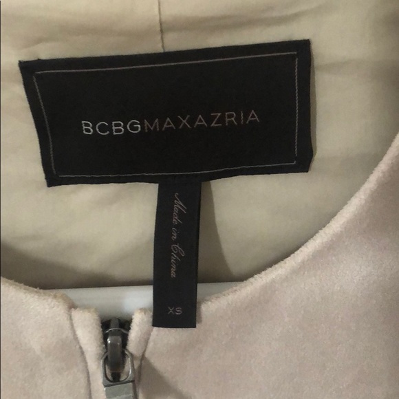 BCBGMAXAZRIA faux suede cape jacket size xs - Picture 5 of 5